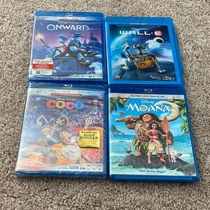 Disney Blu-ray Set with 4 movies